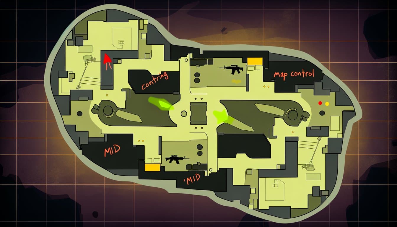 Mastering Map Control: How to Dominate Mid in Competitive CSGO - Main Image