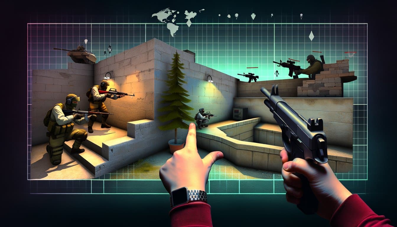 Mastering Map Control: How to Dominate Mid and Key Areas in CSGO - Main Image