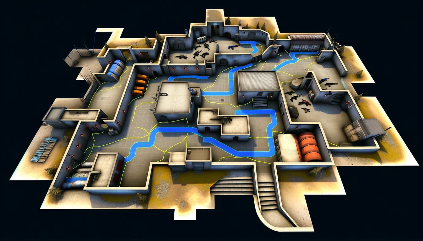 Map Control Strategies: How to Dominate Mid on Mirage - Main Image
